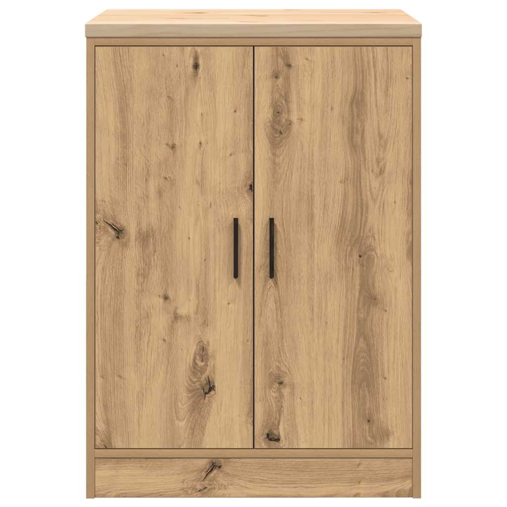 Garagen-Aufbewahrungsschrank Artisan-Eiche Massivholz Kiefer