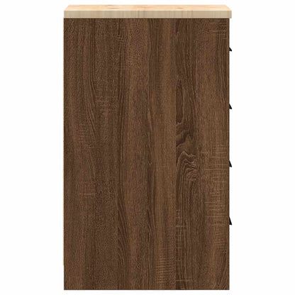 Garagen-Aufbewahrungsschrank 30x51x85 cm Massivholz Kiefer
