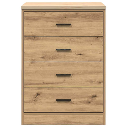 Garagen-Aufbewahrungsschrank Artisan-Eiche Massivholz Kiefer