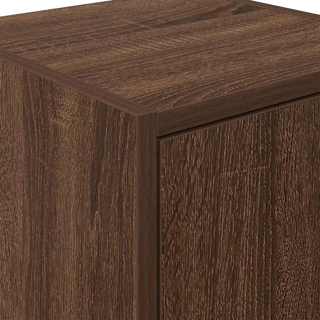 Garagen-Wandschrank Braun Eichen-Optik Holzwerkstoff