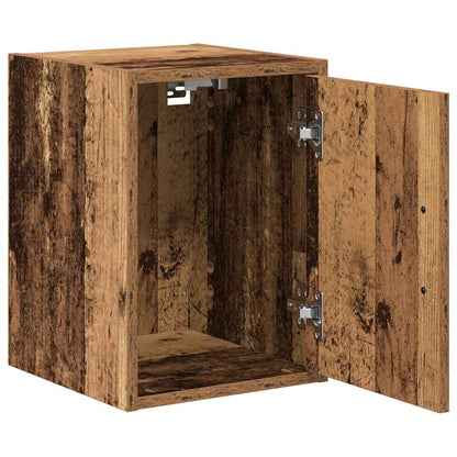 Garagen-Wandschrank Altholz-Optik Holzwerkstoff