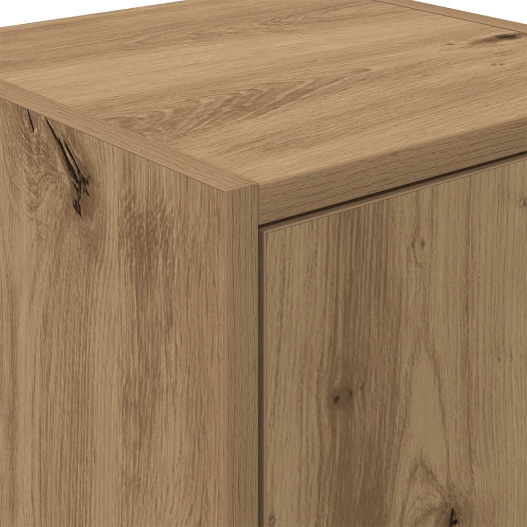 Garagen-Wandschränke 2 Stk. Artisan-Eiche Holzwerkstoff