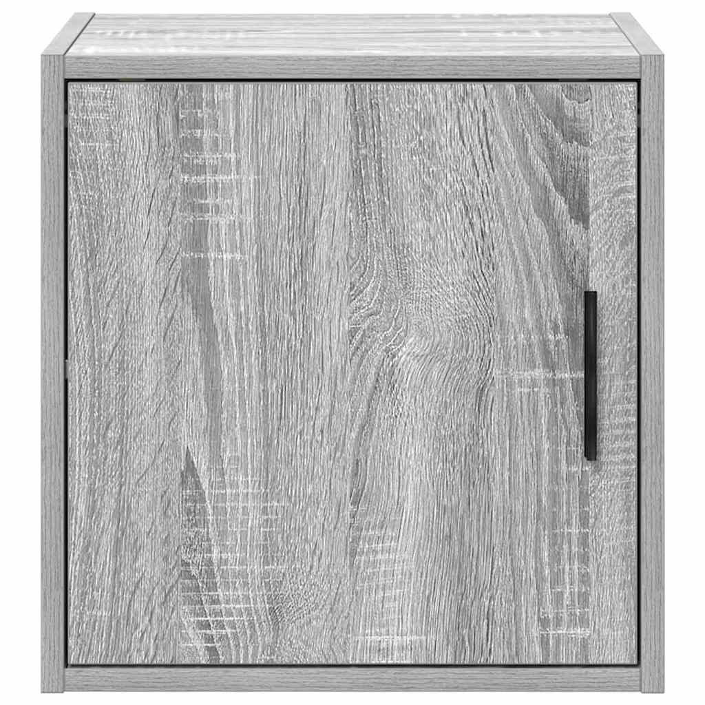 Garagen-Wandschrank Grau Sonoma Holzwerkstoff