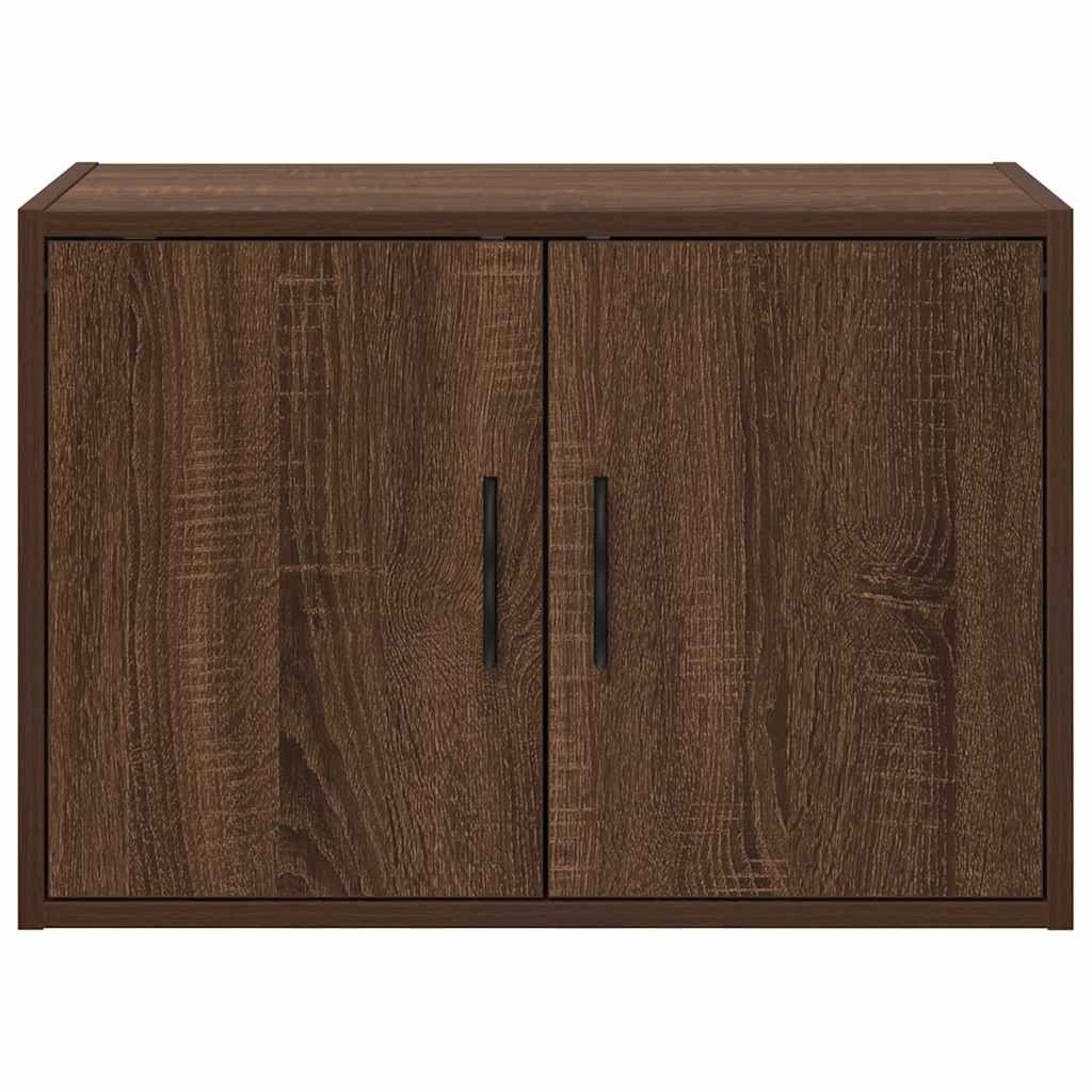 Garagen-Wandschrank Braun Eichen-Optik Holzwerkstoff