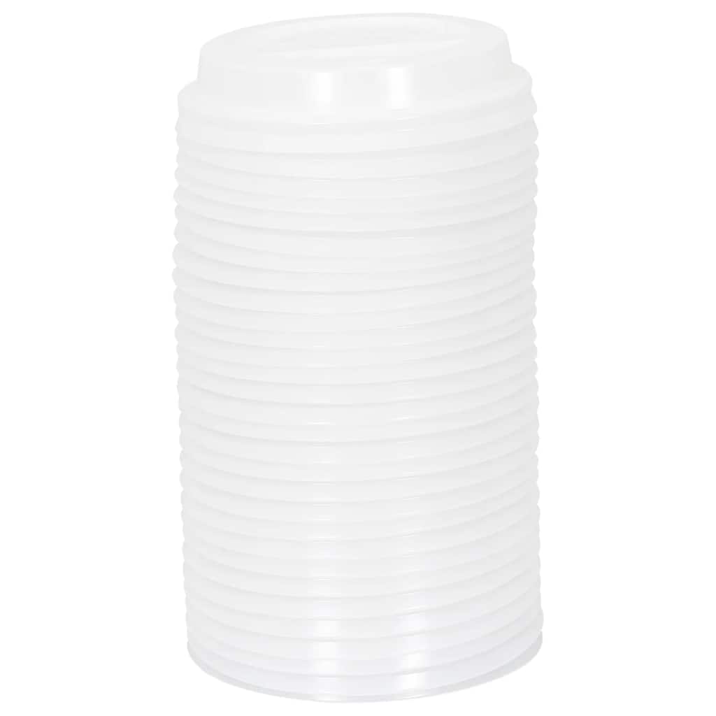 Pappbecher mit Deckeln 1000 Stk. 4oz 100ml