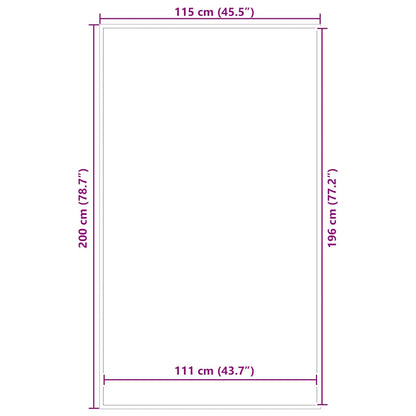 Fußmatte Braun 115x200 cm