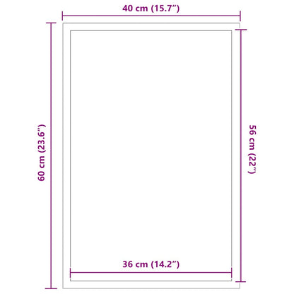 Fußmatte Braun 115x200 cm