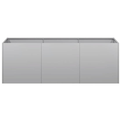 Pflanzkübel 120x40x40 cm Verzinkter Stahl