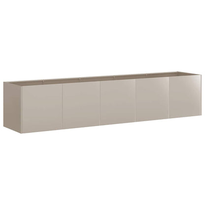 Pflanzkübel Rostig 200x40x40 cm Wetterfester Stahl