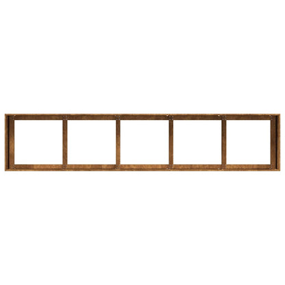 Pflanzkübel Rostig 200x40x40 cm Wetterfester Stahl