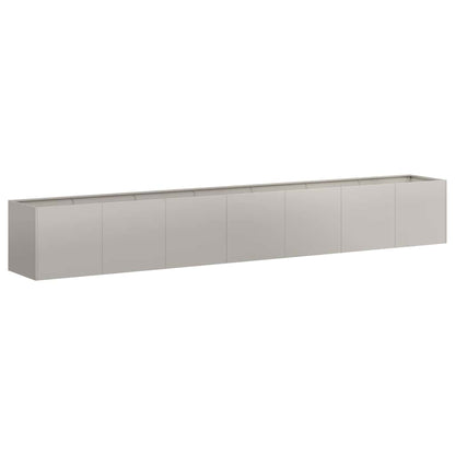 Pflanzkübel Rostig 280x40x40 cm Wetterfester Stahl