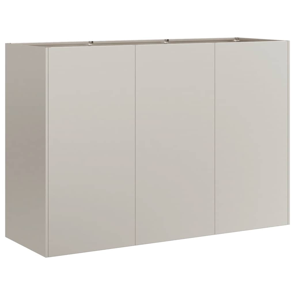 Pflanzkübel Rostig 120x40x80 cm Wetterfester Stahl