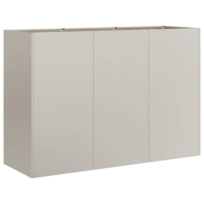 Pflanzkübel Rostig 120x40x80 cm Wetterfester Stahl