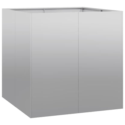 Pflanzkübel 80x80x80 cm Verzinkter Stahl