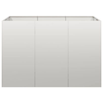 Pflanzkübel 120x80x80 cm Edelstahl