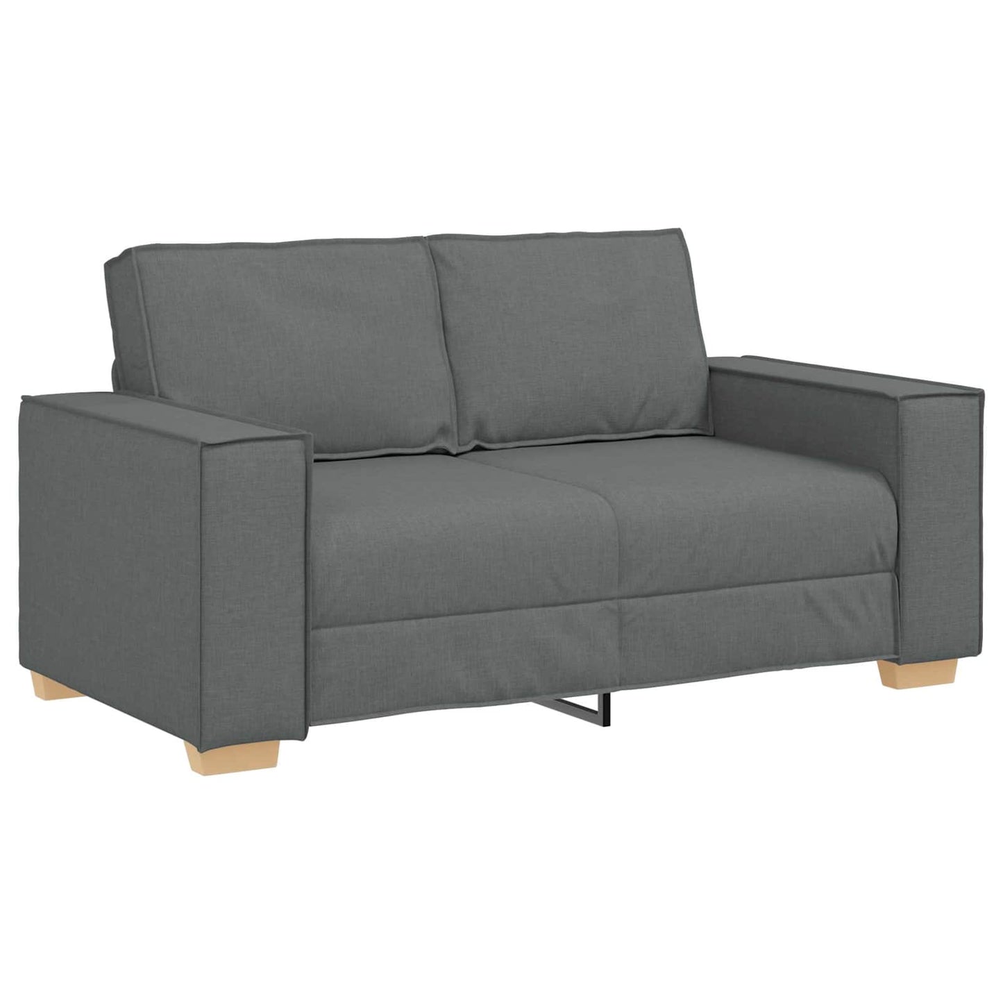 Sofa 3 pcs Dunkelgrau Stoff