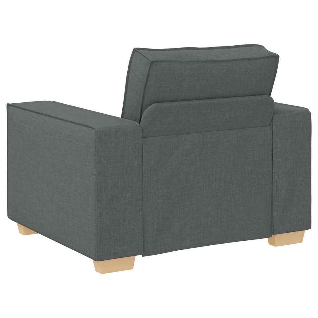 Sofa Set mit Kissen 3 pcs Grau 220 x 78 x 84 cm Stoff