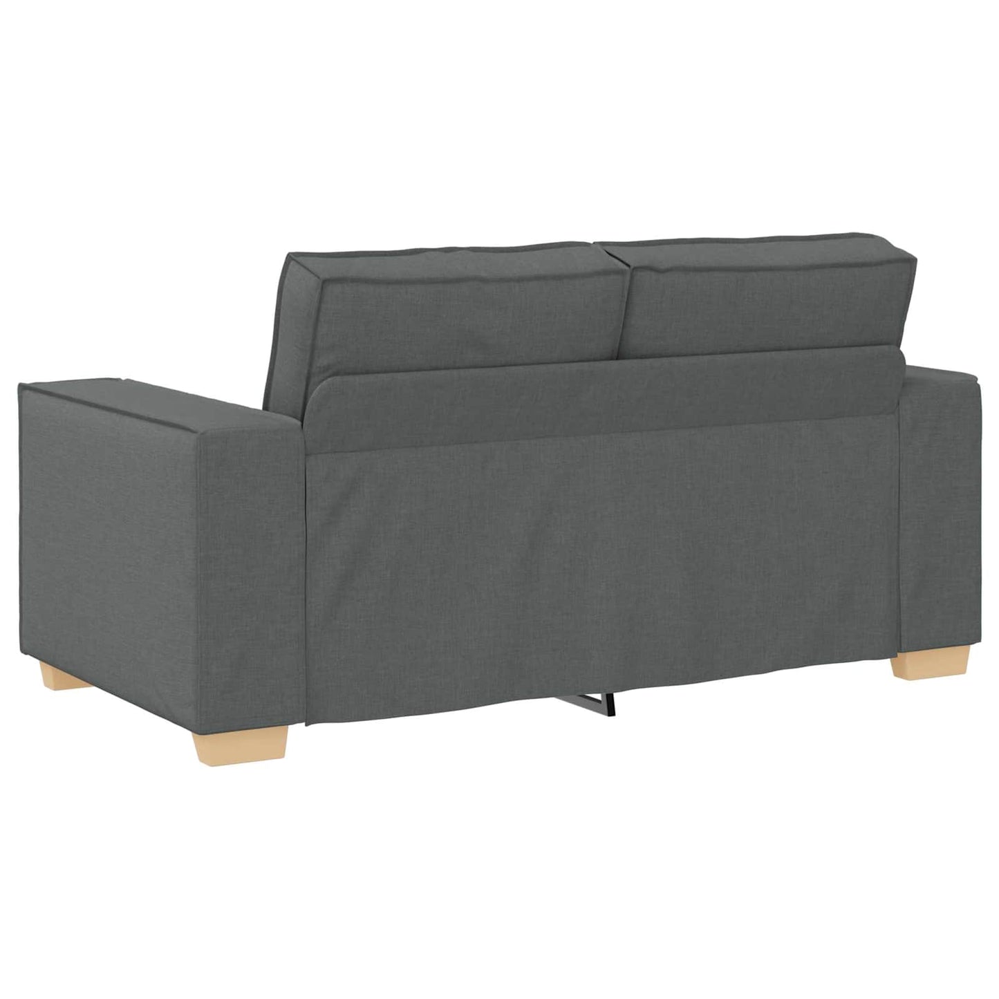 Sofa 3 pcs Dunkelgrau Stoff