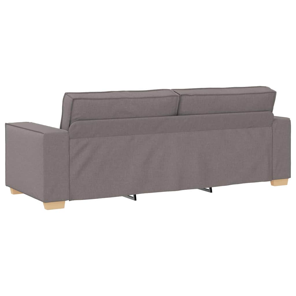Sofa 3 pcs Taupe Stoff