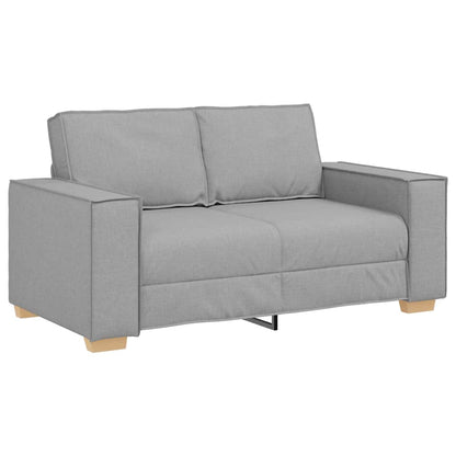 Sofa Set mit Kissen 3 pcs Grau 220 x 78 x 84 cm Stoff