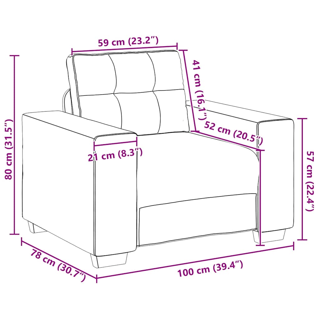 Sofa Set mit Kissen mit Kissen 3 pcs Dunkelgrün Stoff