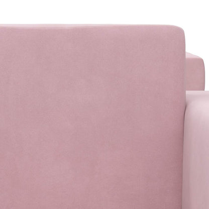 Schlafsofa für Kinder Rosa Weicher Plüsch