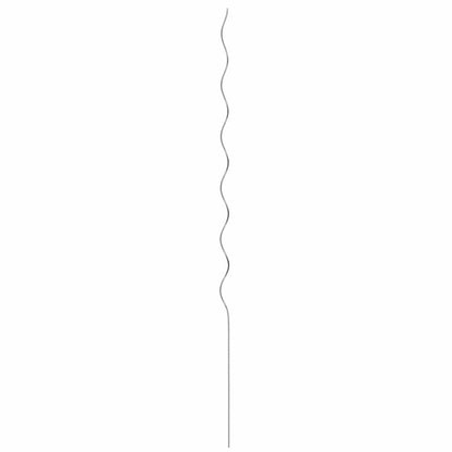 Spiral-Pflanzenstützen 50 pcs Silber 150 cm Verzinkter Stahl