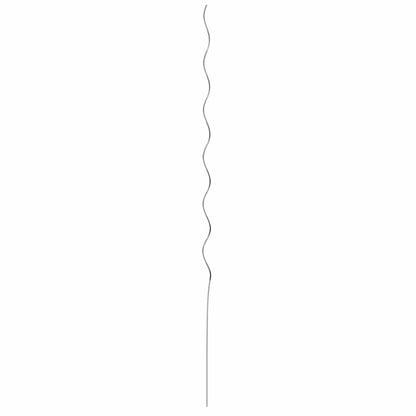 Spiral-Pflanzenstützen 50 pcs Silber 150 cm Verzinkter Stahl