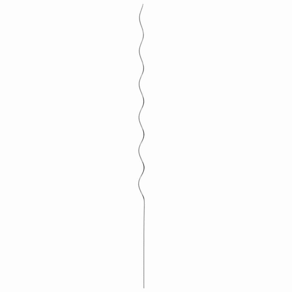 Spiral-Pflanzenstützen 5 pcs Silber 150 cm Verzinkter Stahl