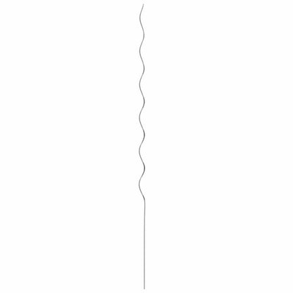 Spiral-Pflanzenstützen 5 pcs Silber 150 cm Verzinkter Stahl