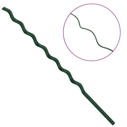 Spiral-Pflanzenstützen 20 pcs Grün 170 cm