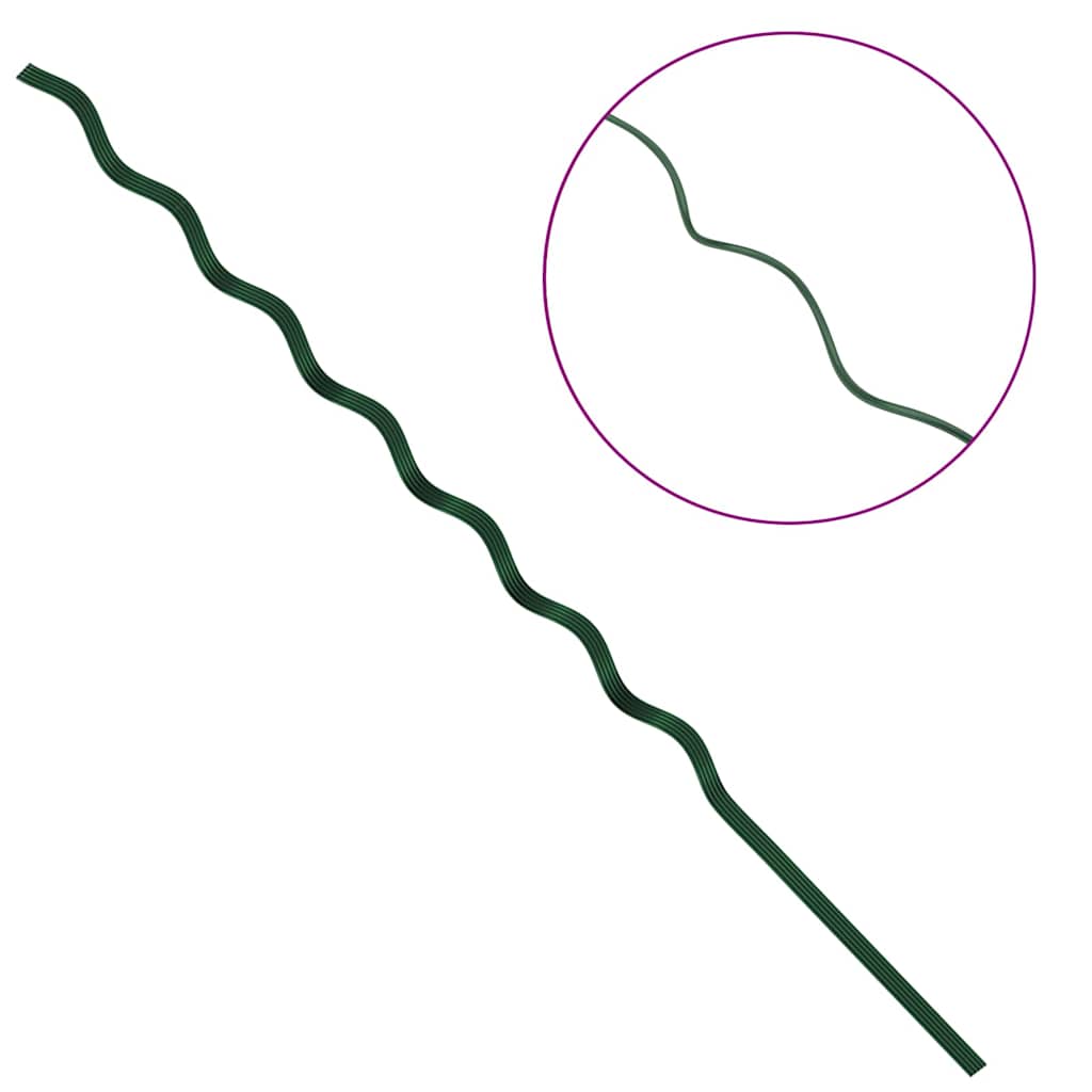 Spiral-Pflanzenstützen 5 pcs Grün 170 cm
