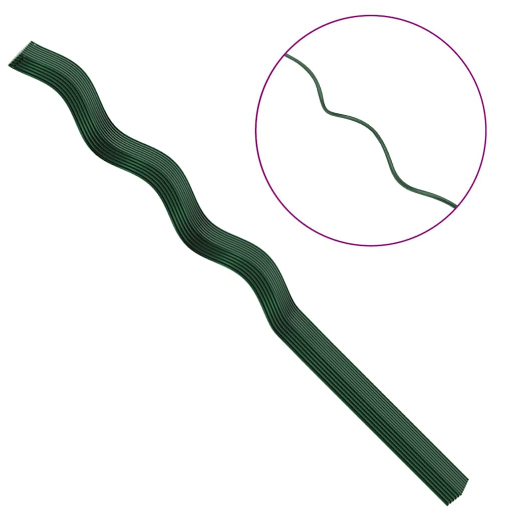 Spiral-Pflanzenstützen 50 pcs Grün 110 cm