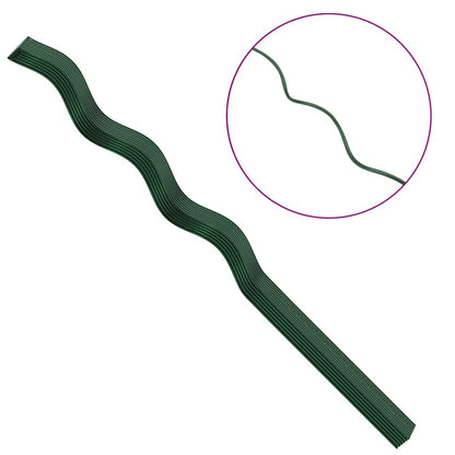 Spiral-Pflanzenstützen 50 pcs Grün 110 cm