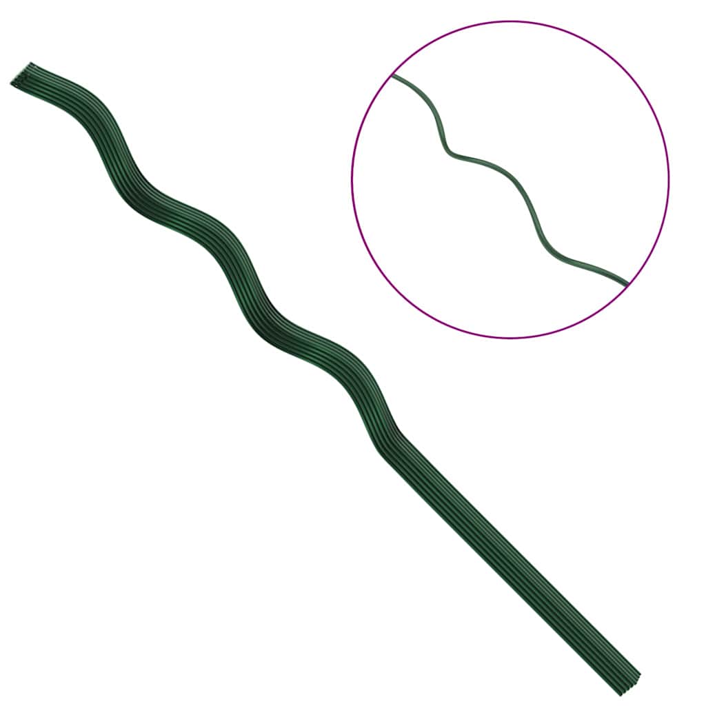 Spiral-Pflanzenstützen 20 pcs Grün 110 cm
