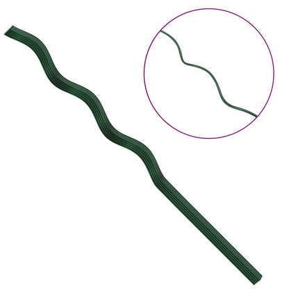 Spiral-Pflanzenstützen 20 pcs Grün 110 cm
