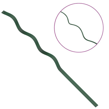 Spiral-Pflanzenstützen 5 pcs Grün 110 cm