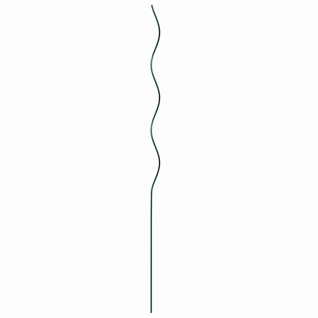 Spiral-Pflanzenstützen 5 pcs Grün 110 cm