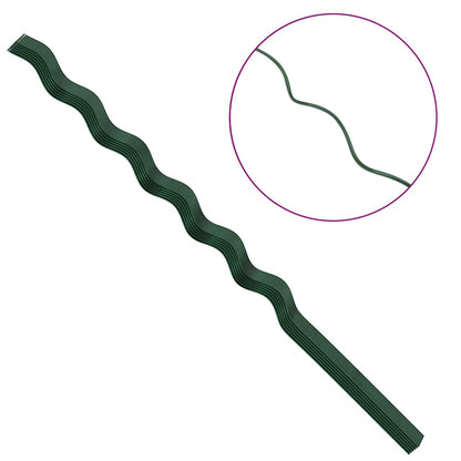 Spiral-Pflanzenstützen 50 pcs Grün 150 cm