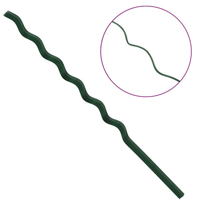 Spiral-Pflanzenstützen 20 pcs Grün 150 cm