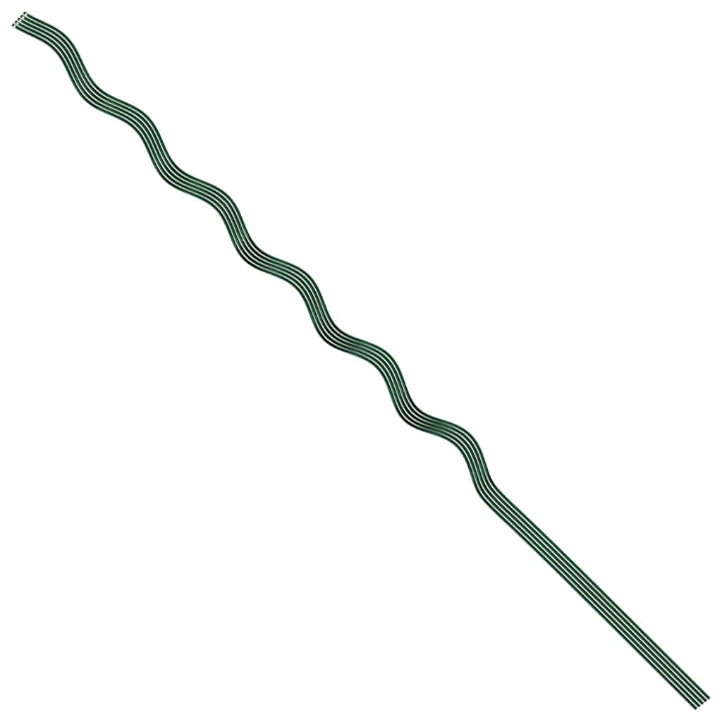 Spiral-Pflanzenstützen 5 pcs Grün 150 cm