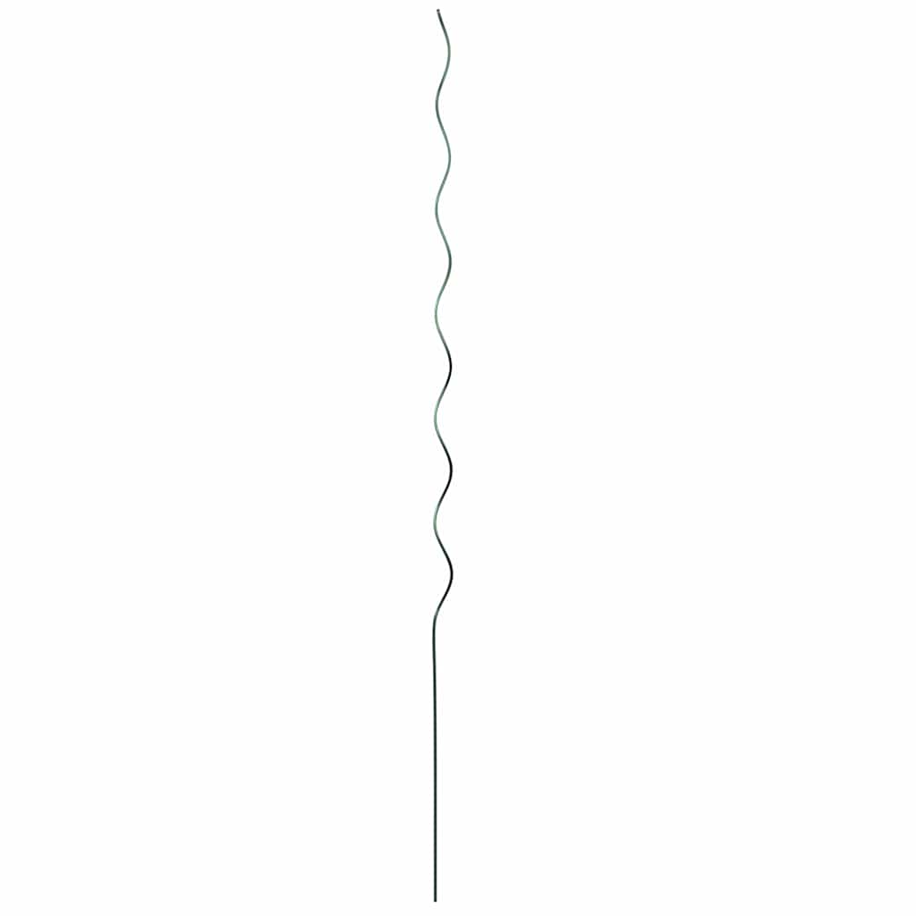 Spiral-Pflanzenstützen 5 pcs Grün 150 cm