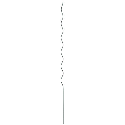 Spiral-Pflanzenstützen 5 pcs Grün 150 cm