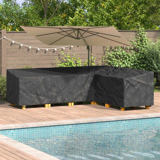 Schutzhülle für Gartenmöbel 286 x 222 x 80 cm 210D Stoff