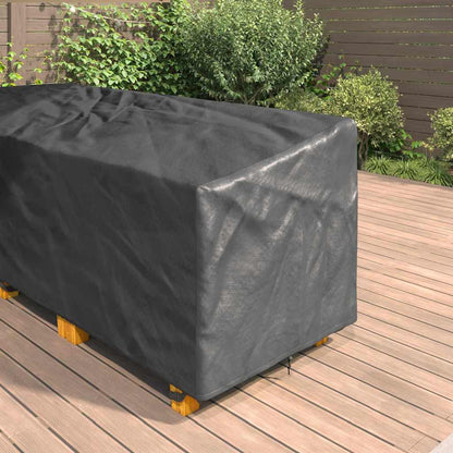 Gartenmöbelabdeckung Schwarz 286 x 222 x 80 cm 420D-Gewebe