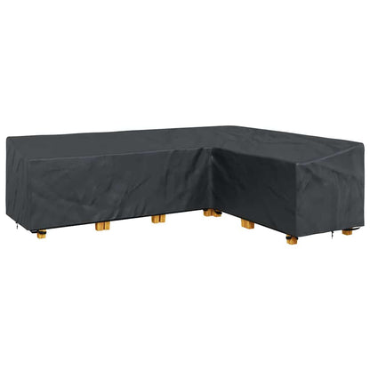 Gartenmöbelabdeckung Schwarz 286 x 222 x 80 cm 420D-Gewebe