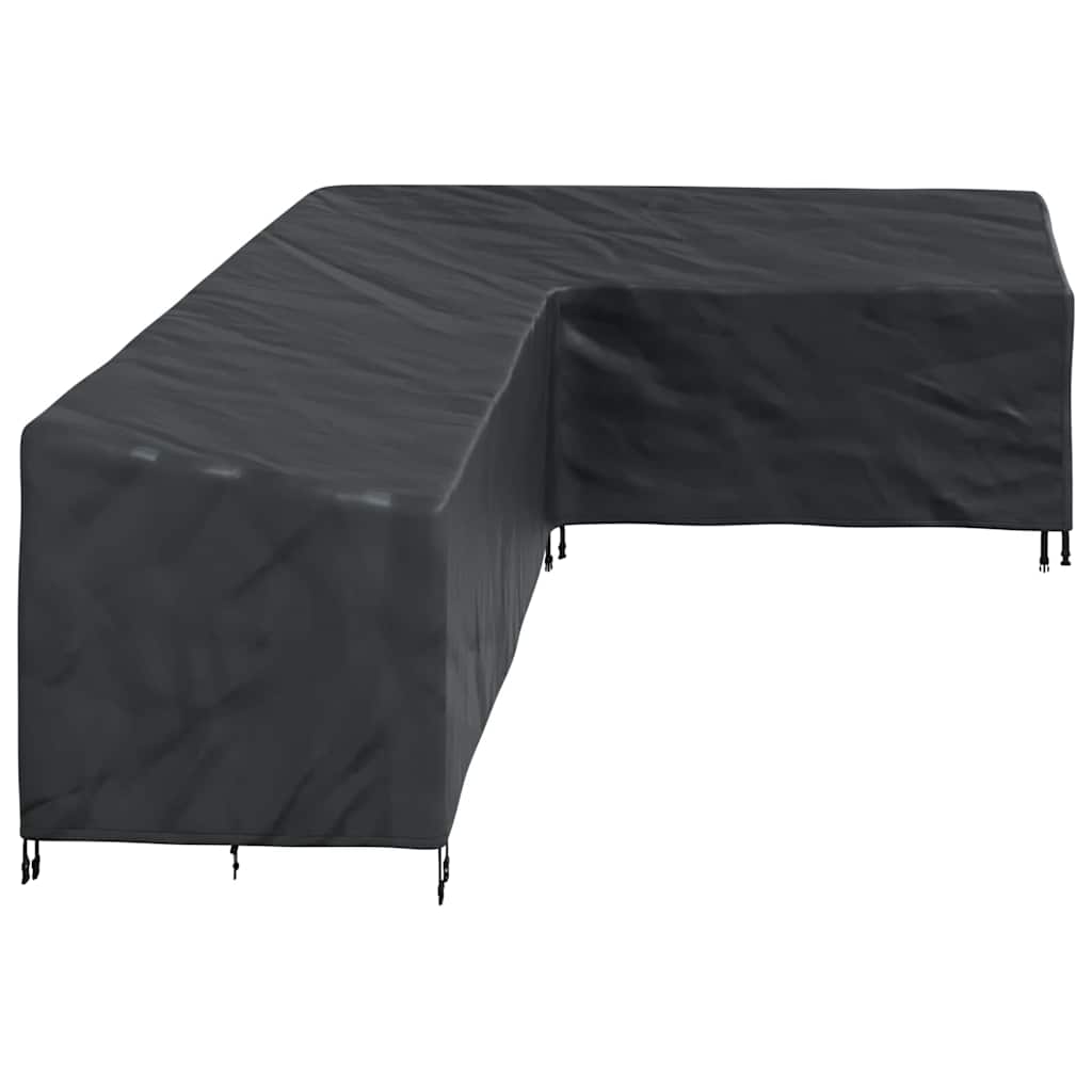 Gartenmöbelabdeckung Schwarz 286 x 222 x 80 cm 420D-Gewebe