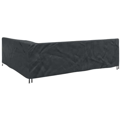 Gartenmöbelabdeckung Schwarz 286 x 222 x 80 cm 600D-Gewebe