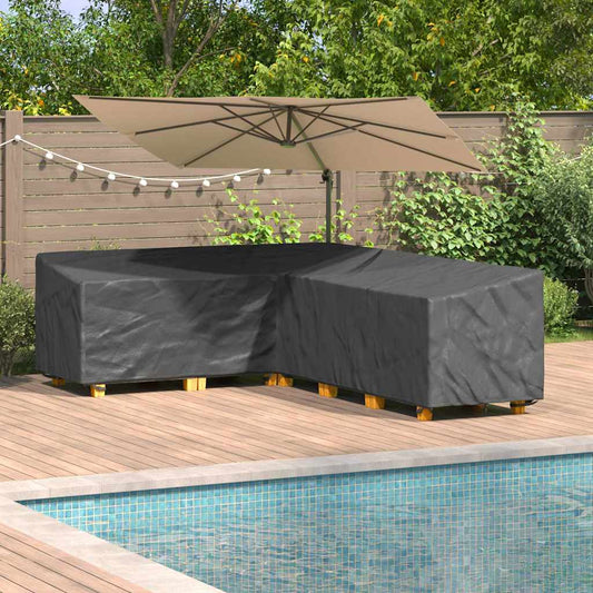 Schutzhülle für Gartenmöbel 286 x 222 x 80 cm 210D Stoff