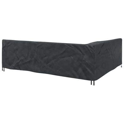Gartenmöbelabdeckung Schwarz 286 x 222 x 80 cm 210D-Gewebe